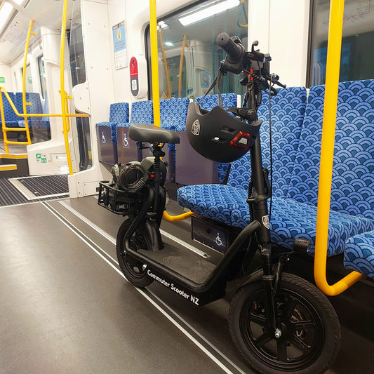 Commuter Scooter heading home from Manukau