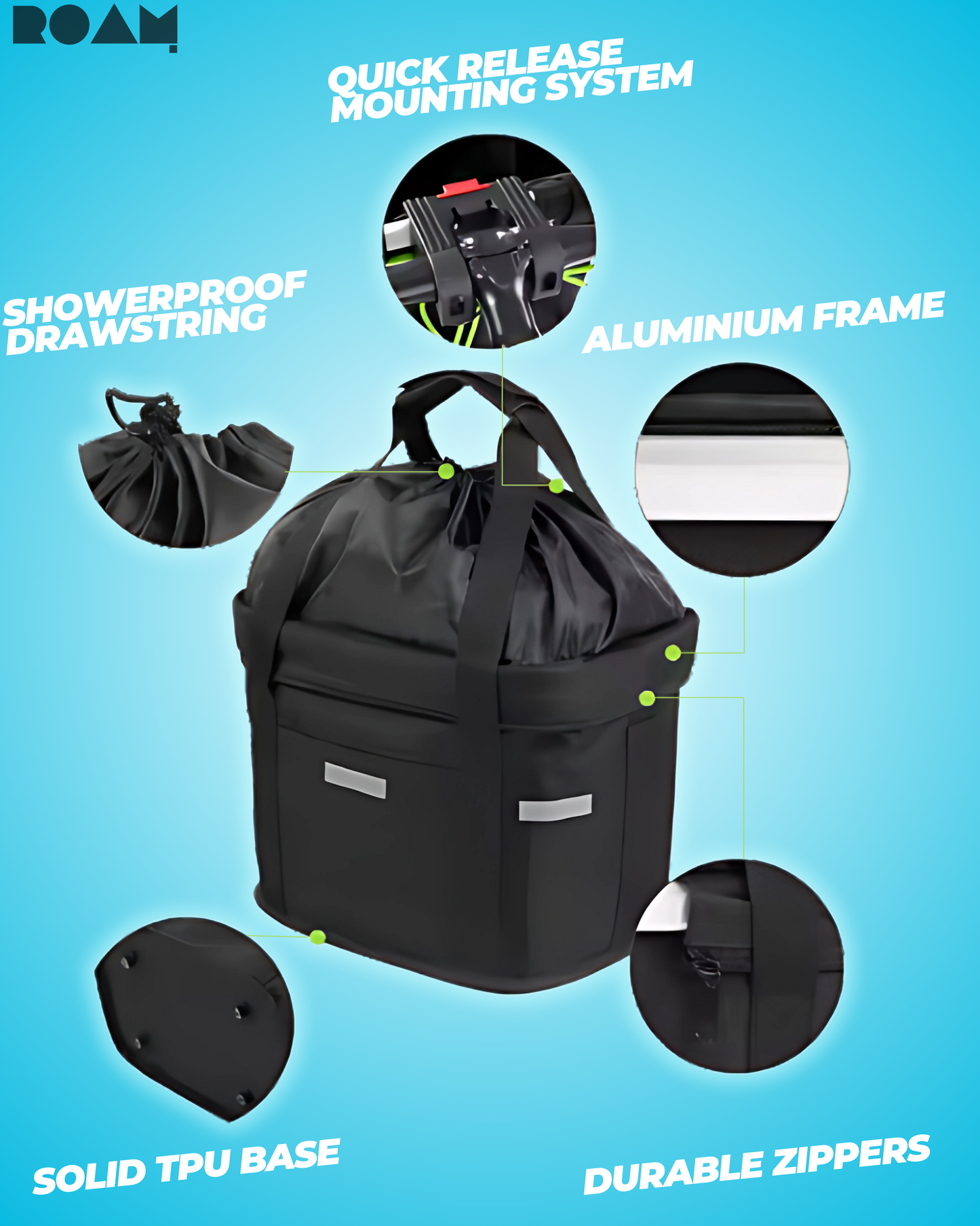 Quick Release Front Basket - 20L